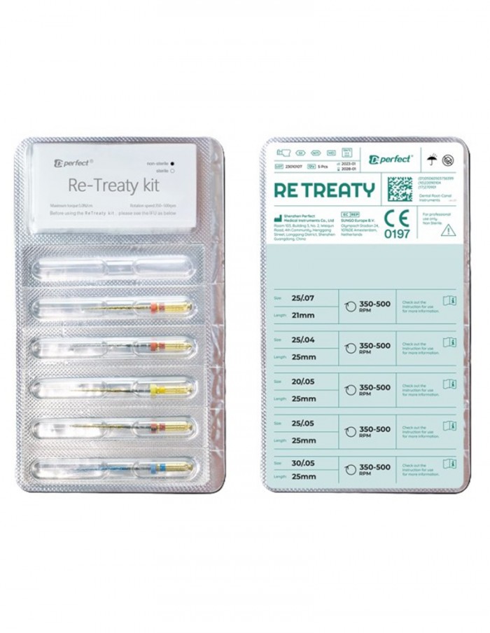 Blister de limas Re Treaty da D-Perfect