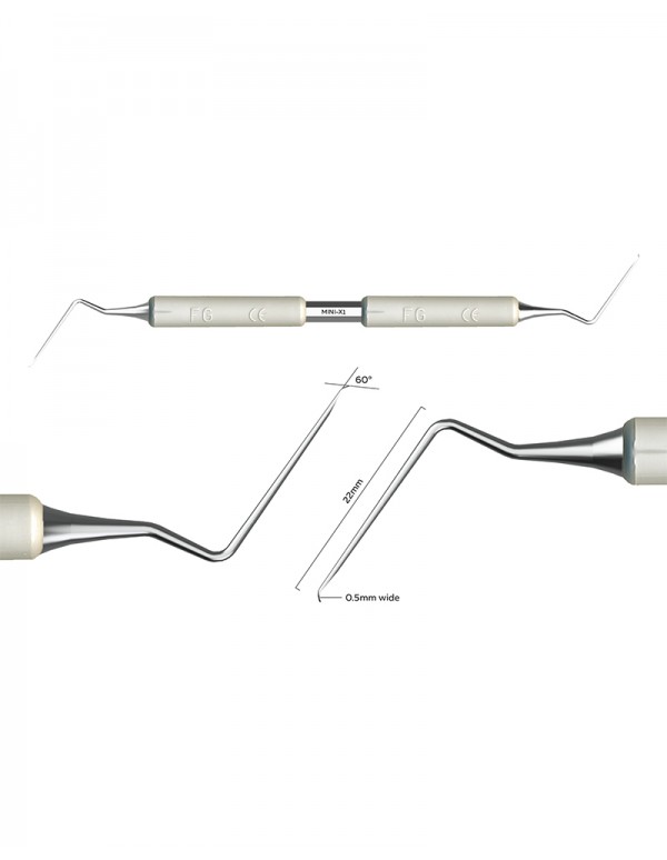Micro escavador endodôntico – Mini-X1  –  Medidas