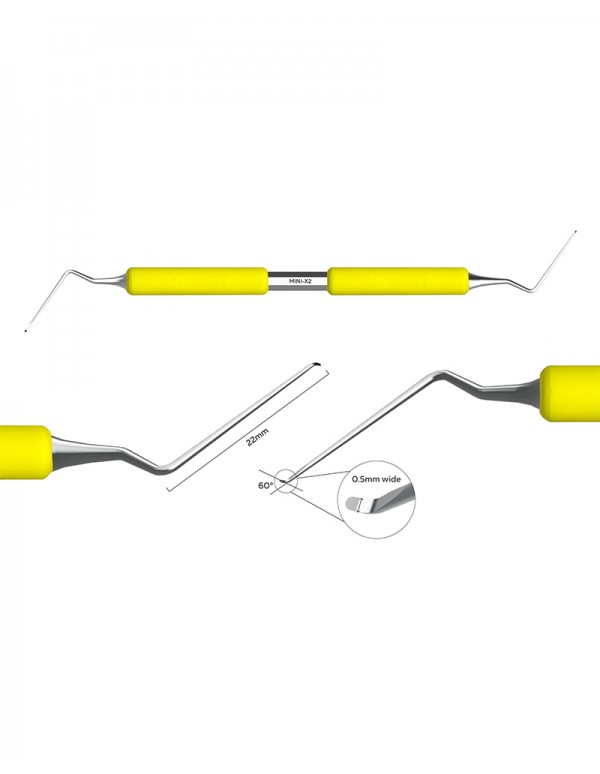 Micro escavador endodôntico – Mini-X2 - Medidas