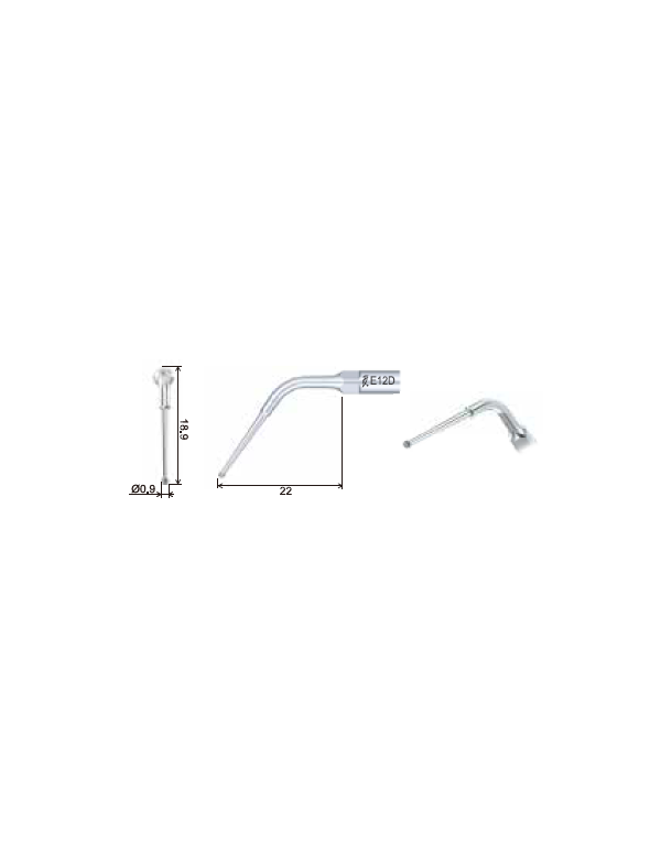 ED12D - Ponta Satelec Ultrassom Woodpecker